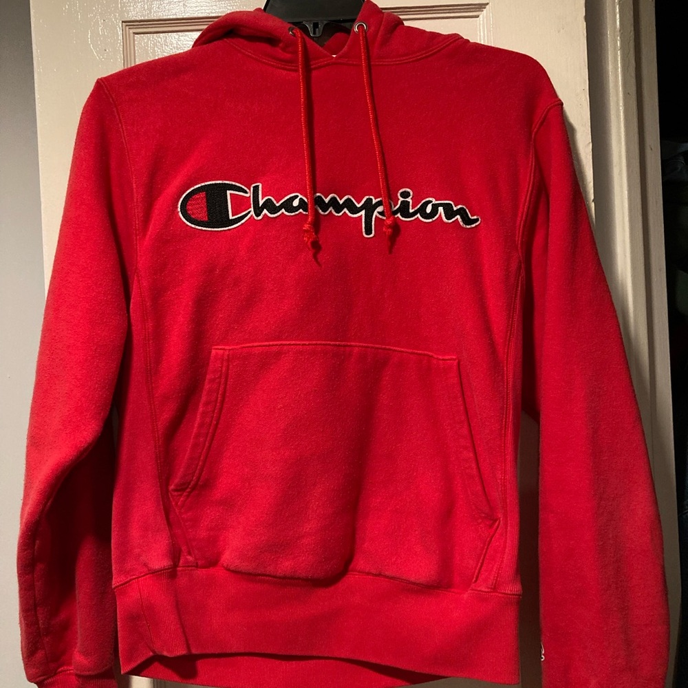 Champion Bold Red Men's Hoodie